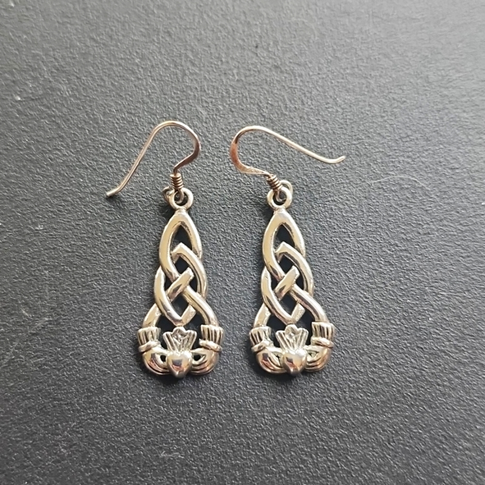 Celtic Claddagh earrings